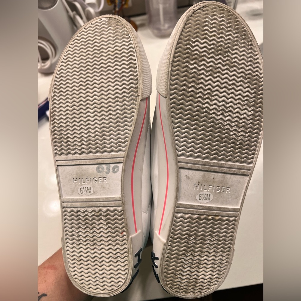 White sneakers
